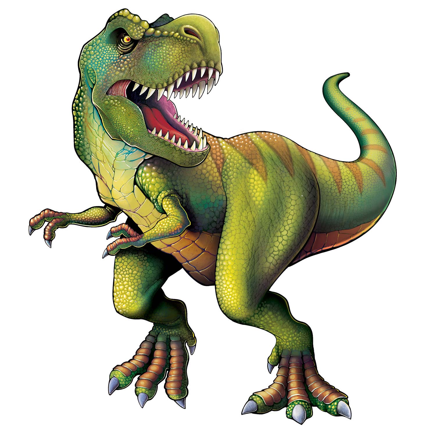 T-Rex Dinosaur Jointed Cutout - 4 Feet: Rebecca's Toys & Prizes