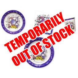 Smash Bowl Party Place Setting Kit - 7 & 9 Inch Plates