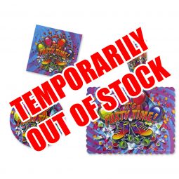 Party Time Skate Place Setting Kit - 7 Inch Plates with Placemats