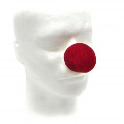 Red Foam Clown Noses - 12 Count