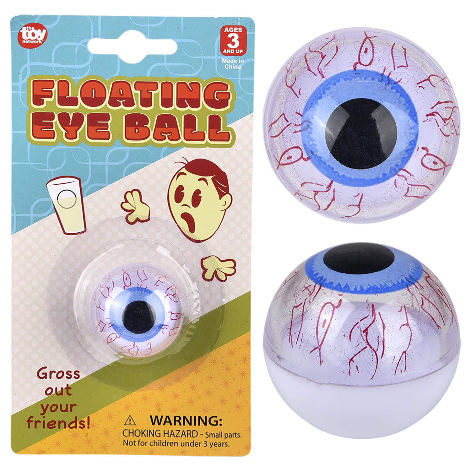 Floating Eye Balls 12 Count Rebecca's Toys & Prizes