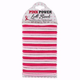 Pink Power Lolli Bands - 24 Count