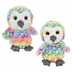 Plush Tie-Dye Owl - 7 Inch
