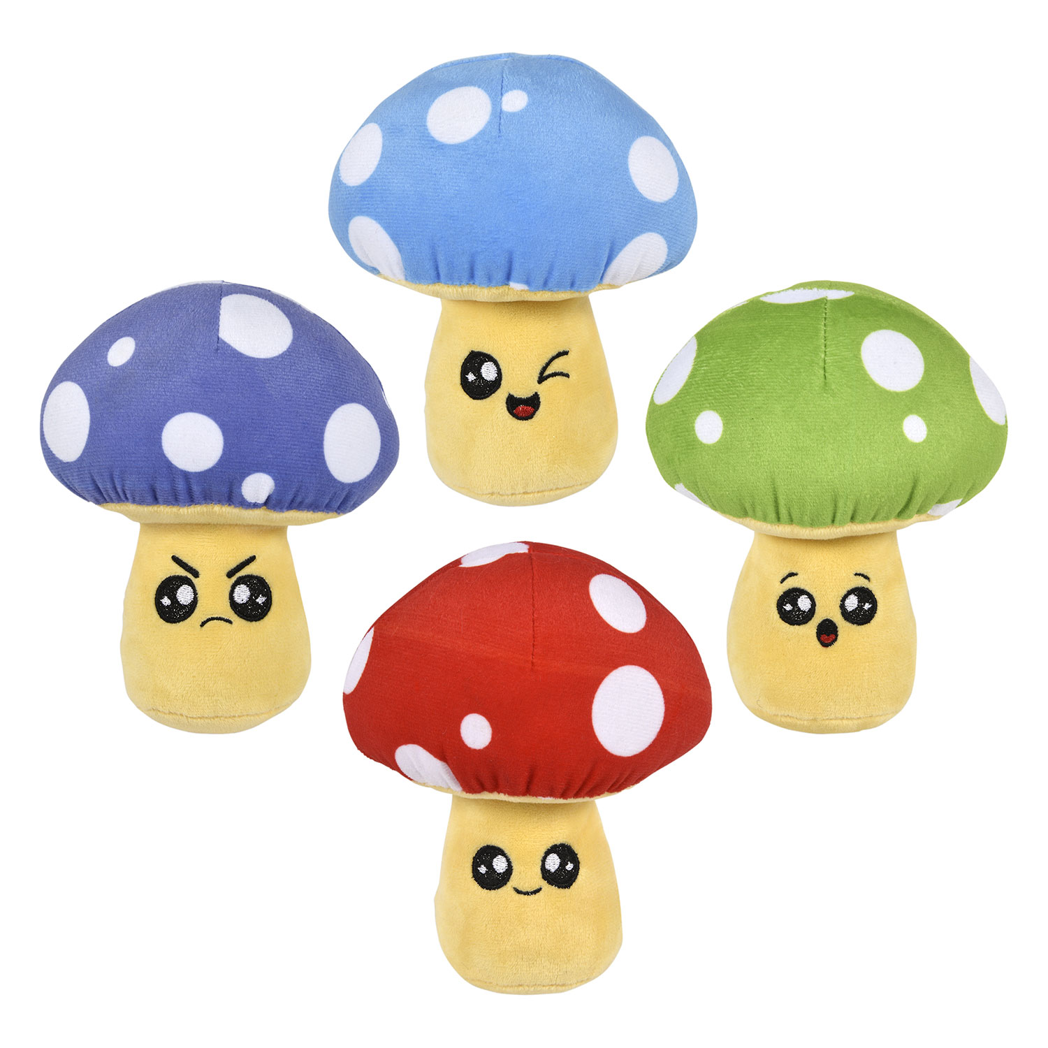 Plush Power Up Mushroom 6 Inch Assorted Designs Rebecca's Toys