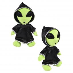 Plush Green Alien with Cloak - 12 Inch