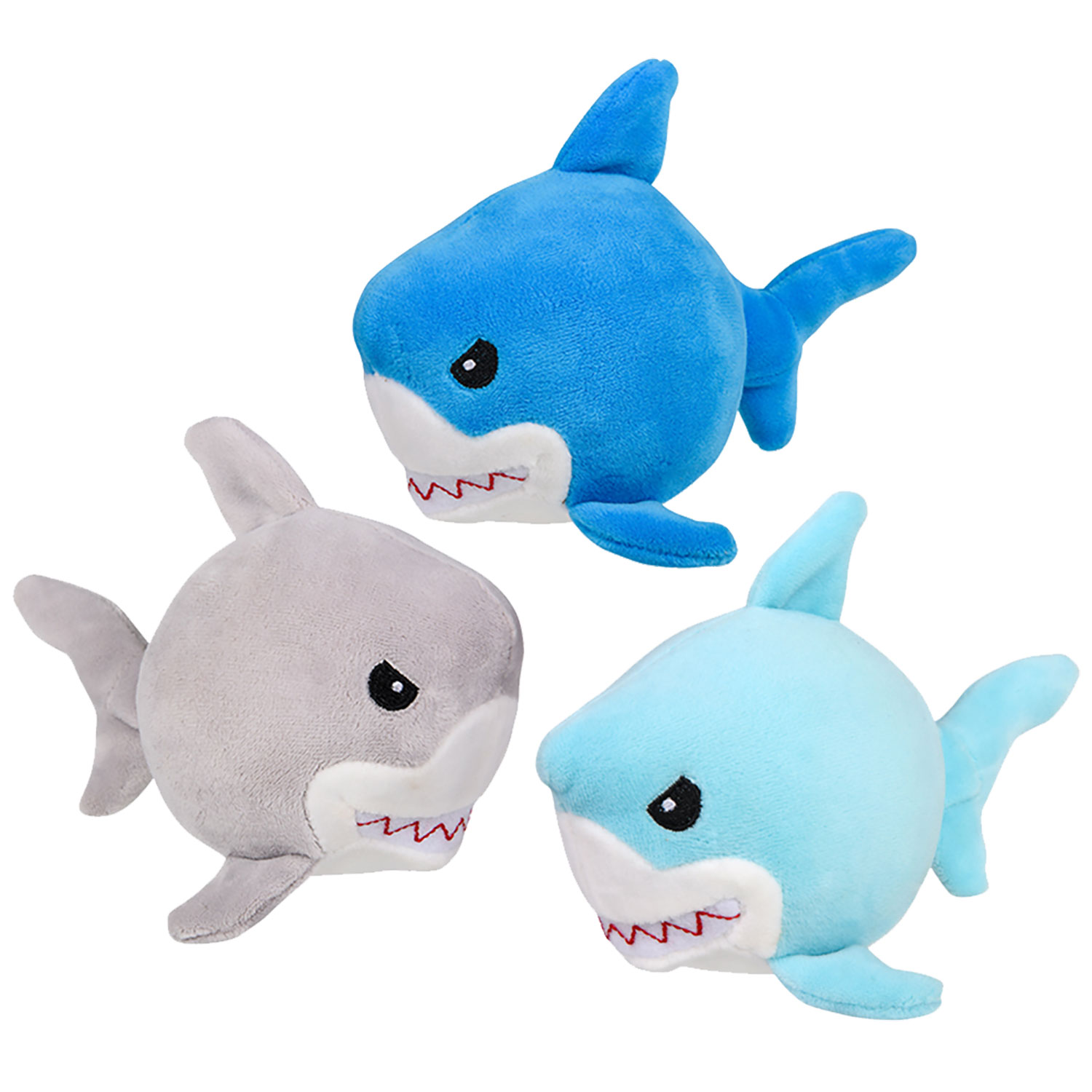 squishy shark plush