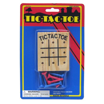 Wooden Tic Tac Toe Game