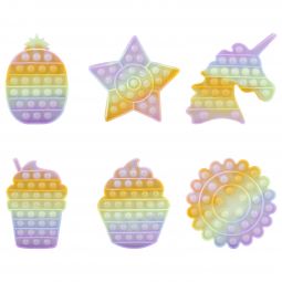 Glitter Bubble Popper - 5 to 6 1/2 Inch - Assorted