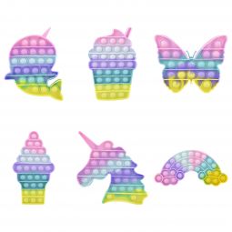 Pastel Bubble Popper - 5 1/2 to 7 1/2 inch - Assorted