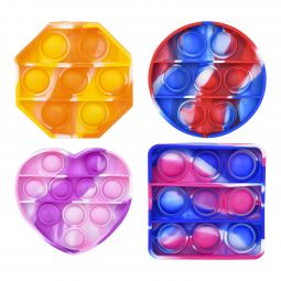 Mini Marbleized Bubble Popper - 2 1/2 to 3 1/2 Inch - Assorted