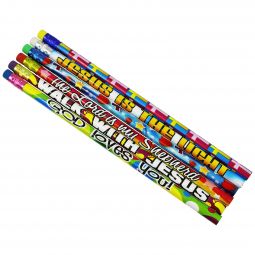 Religious Pencils - 12 Count