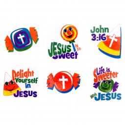 Religious Treat Mini Tattoos - 72 Count