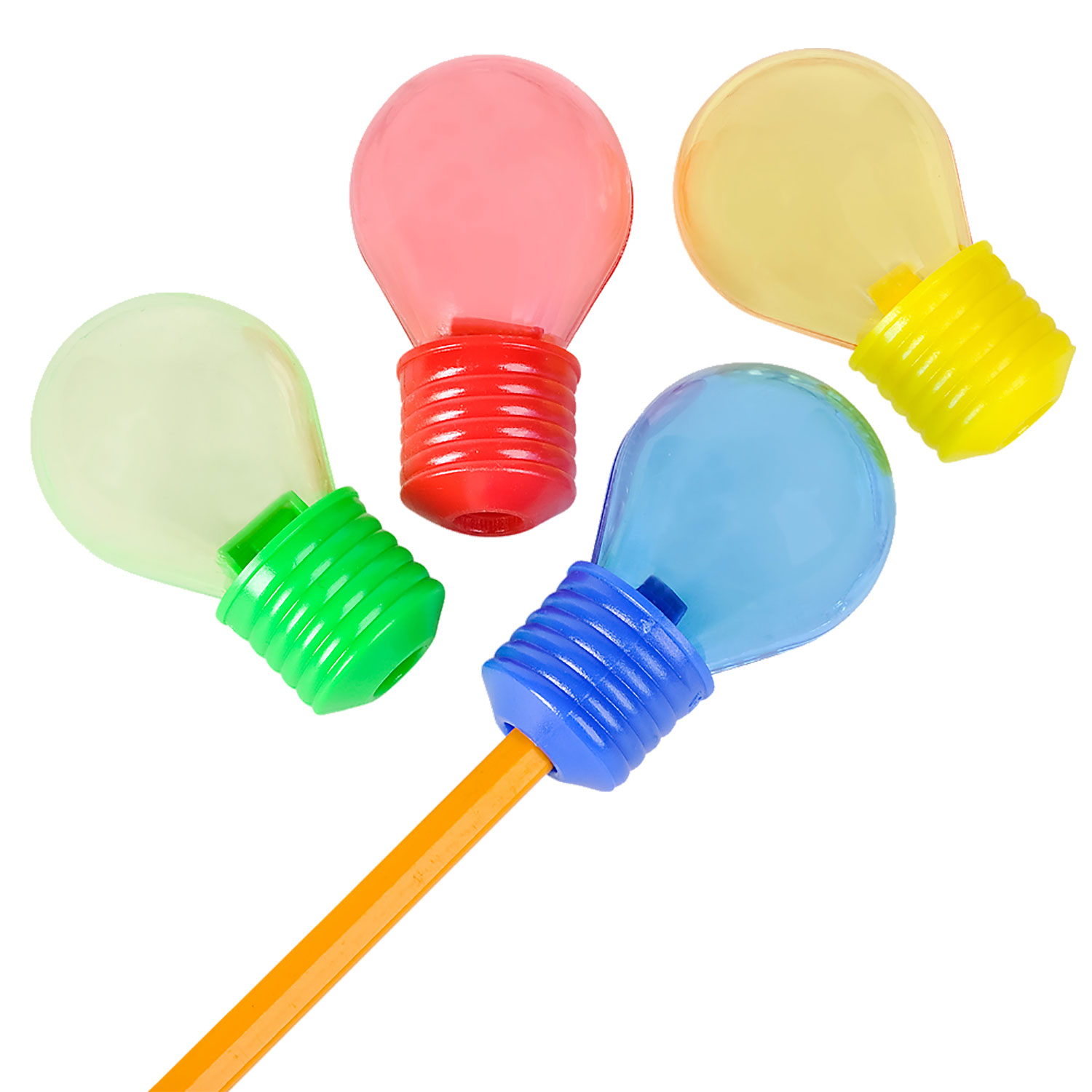 Light Bulb Pencil Sharpener 12 Count Rebecca's Toys & Prizes