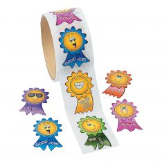 Motivational Smile Stickers - 100 Count