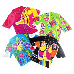 Tropical Shirt Memo Pads - 12 Count