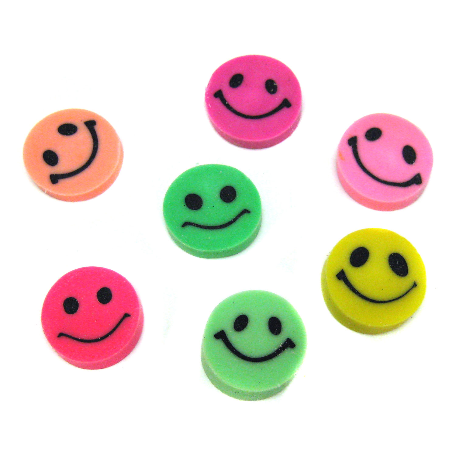 eri☻ Smiley Face Eraser - 144 Count: Rebecca's Toys & Prizes