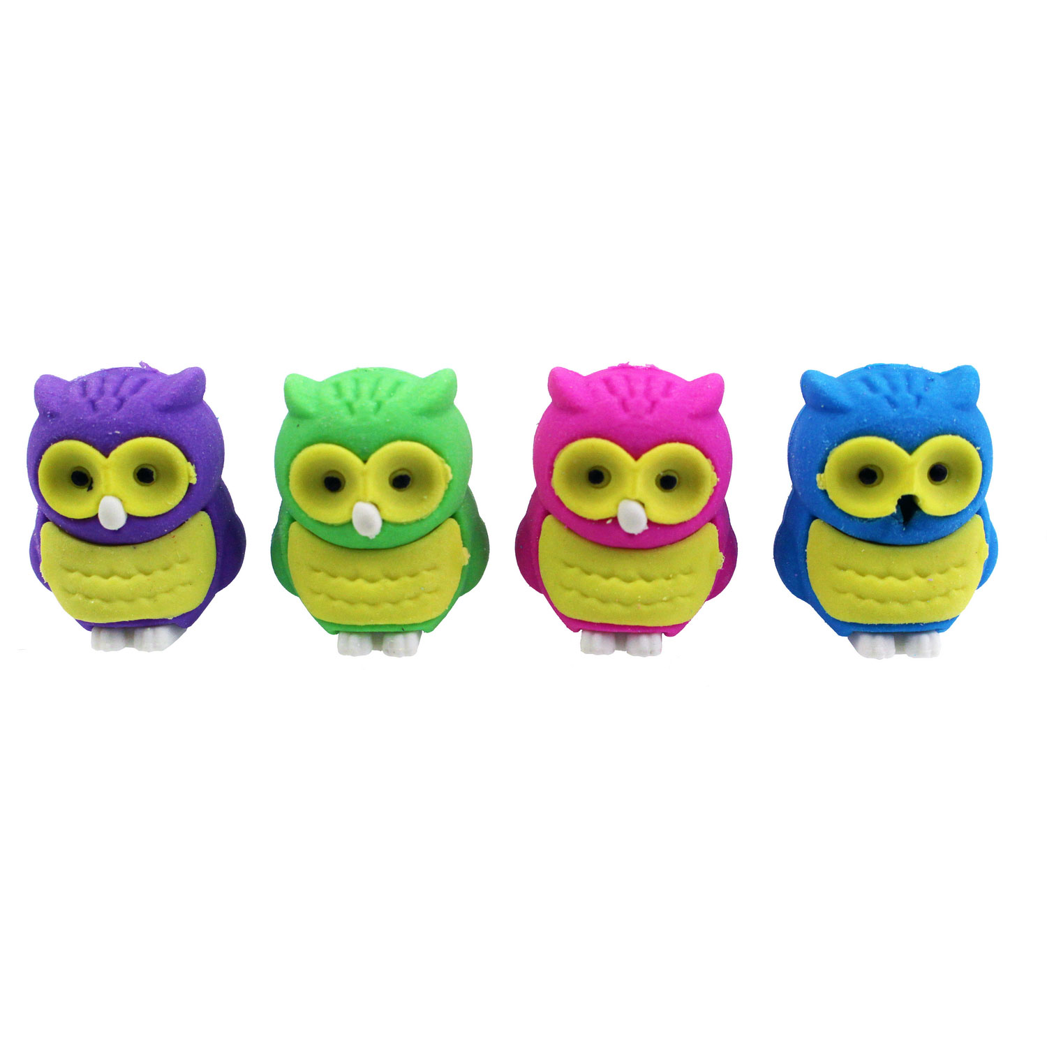 Owl Erasers 12 Count Rebecca's Toys & Prizes