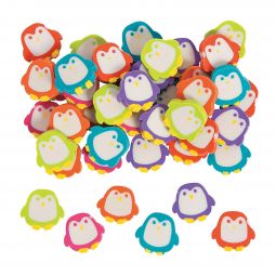 Mini Penguin Erasers - 144 Count