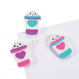 Latte Scented Erasers - 24 Count
