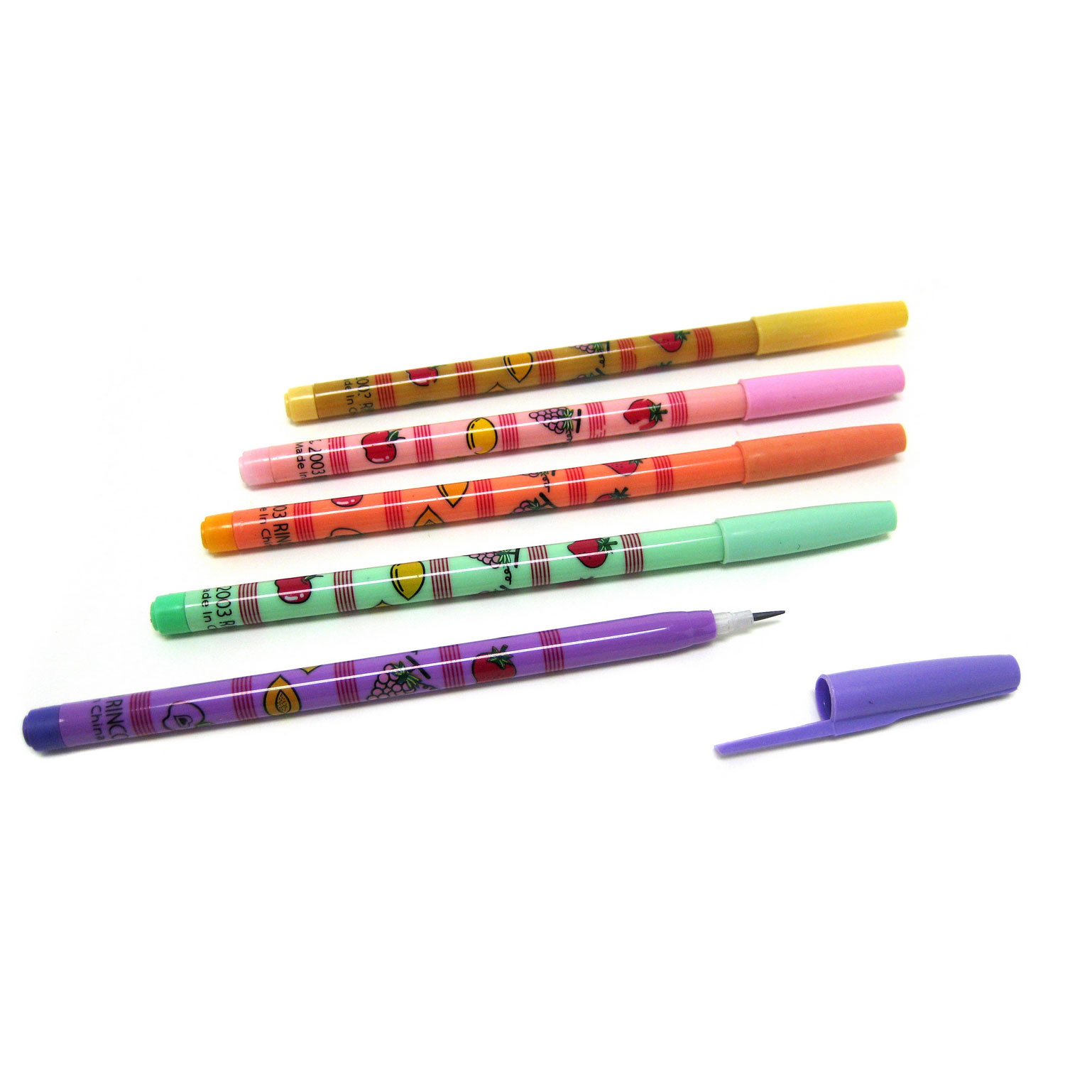 PopAPoint Fruit Design Pencils 50 Count Rebecca's Toys & Prizes