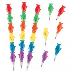 Stackable Shark Pencils - 12 Count