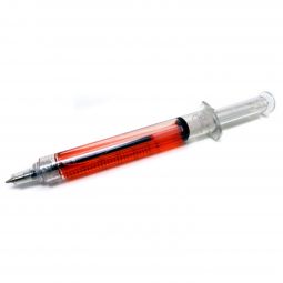Syringe Red Ink Pens - 12 Count