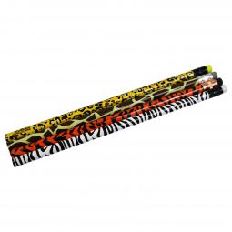 Animal Skin Print Pencil - 12 Count