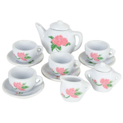 ceramic tea set toy
